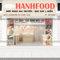 Thiết kế cửa hàng thực phẩm HANHFOOD